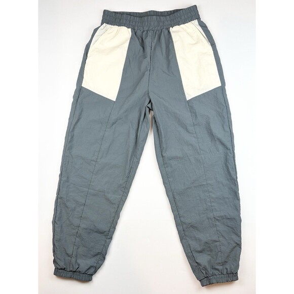 Fabletics Kickback Two-Tone Track Pants Athlesiure Workout Yoga Grey Size Medium - Picture 4 of 9